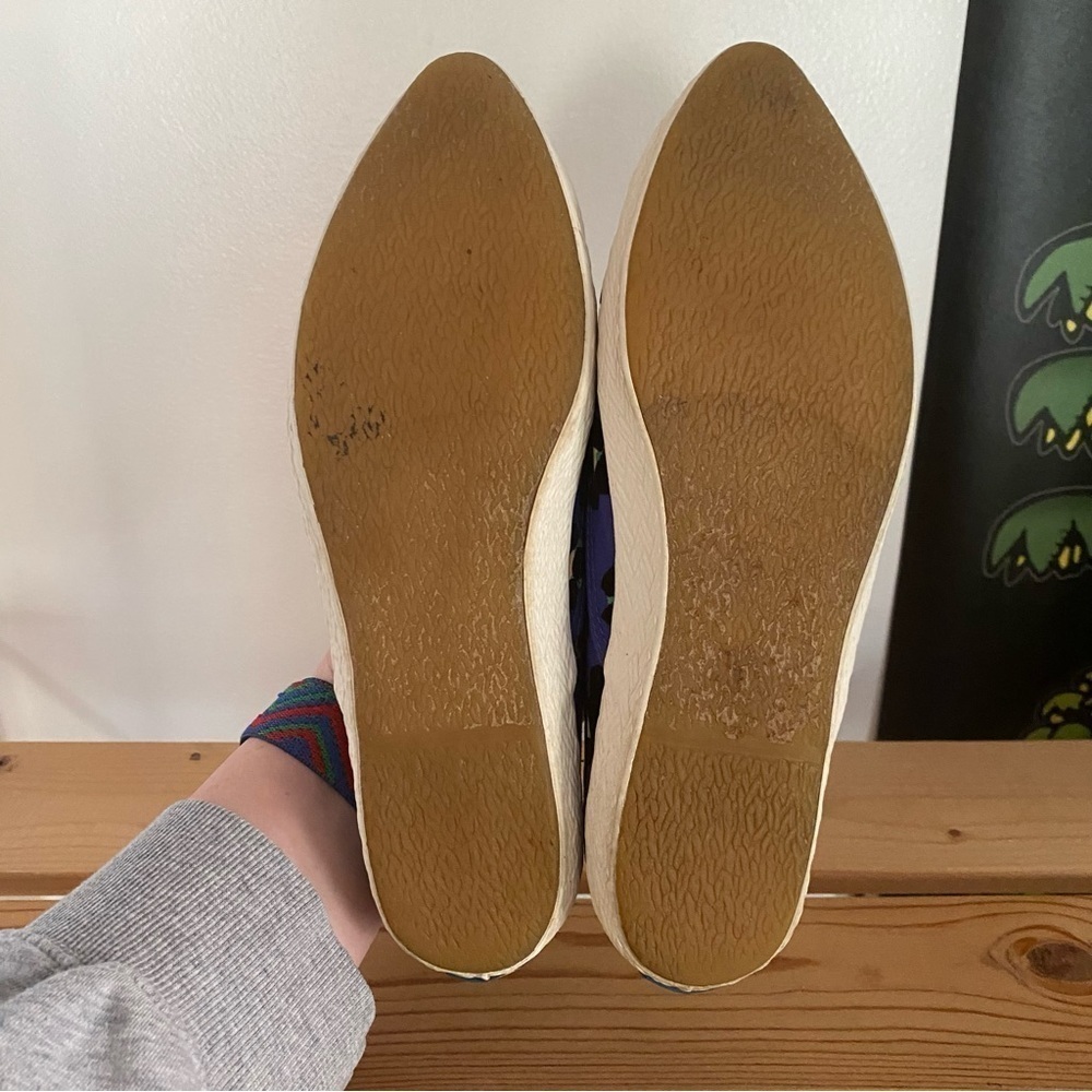 Keds X Kate Spade Blue Green Leopard Print Pointer Sneaker - Picture 15 of 16